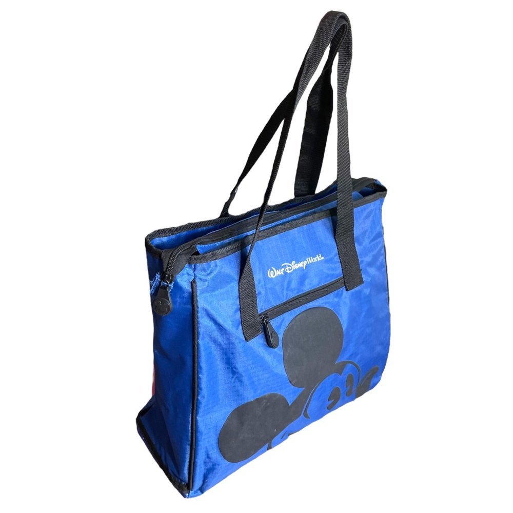 Disney Parks Mickey Cooler Bag Shoulder Tote Walt Disney World Blue Polyester
